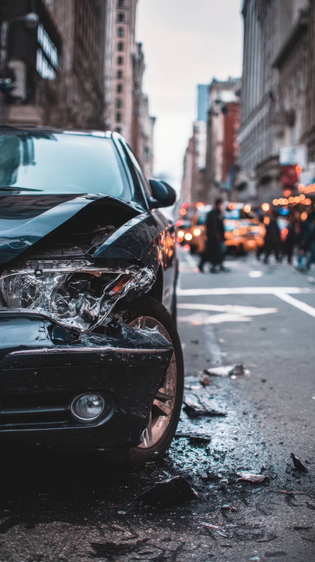 pedestrian accident in city